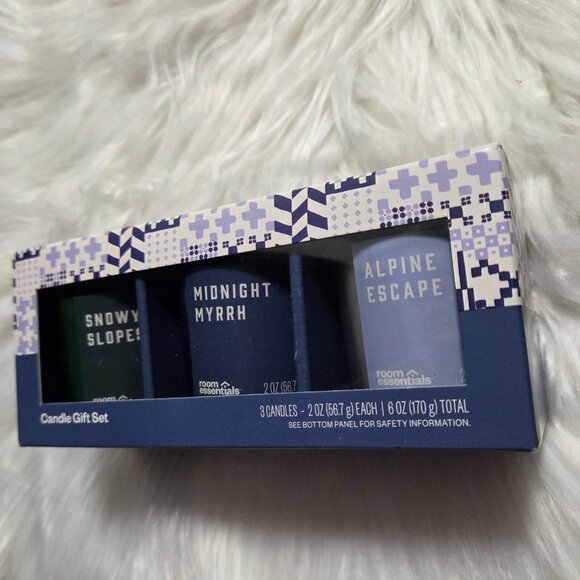 Room Essentials Glass Jar Candle Set - Picture 3 of 5